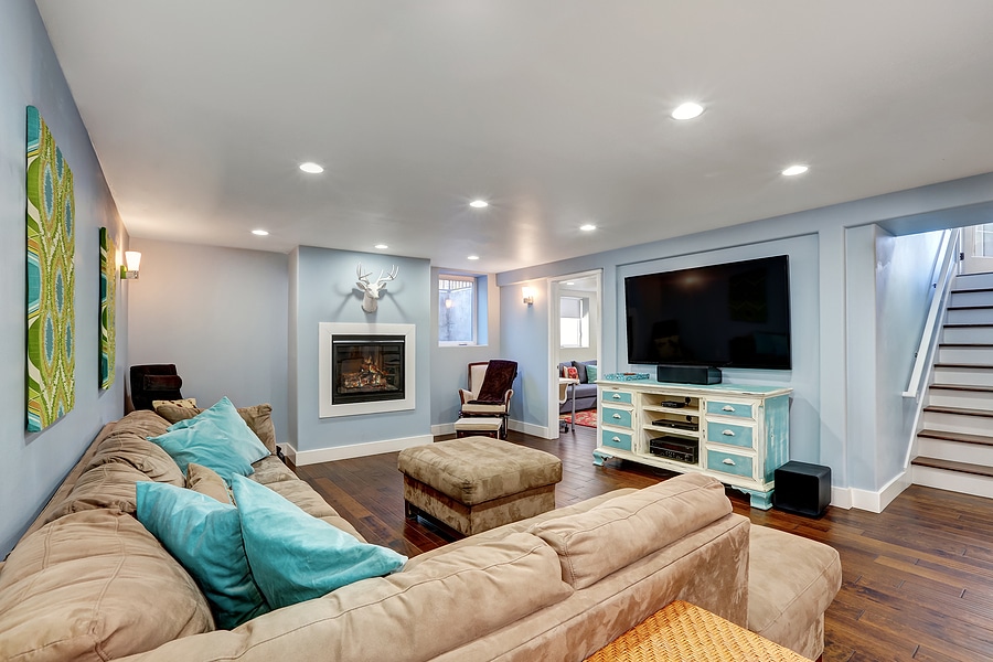 Turn Your Unfinished Basement into a Family Room